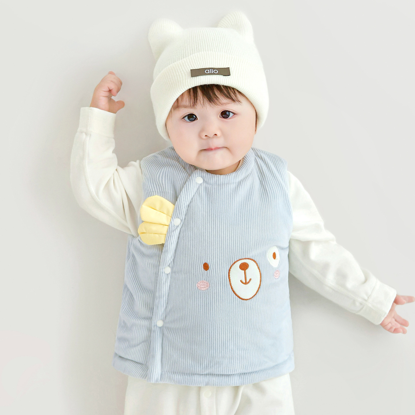 Chaleco para bebés otoño y invierno para niños y niñas, algodón caliente para niños pequeños, ropa de invierno para niños, chaleco para bebés