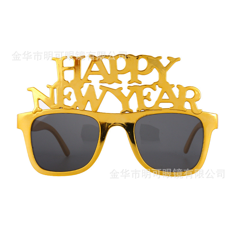 Lentes de Sol Decorativos para Fiesta de Año Nuevo en ABS