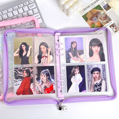 a5 plastic PP display album transparent game card inner page bag photo album inner page document stationery album can be wholesaled