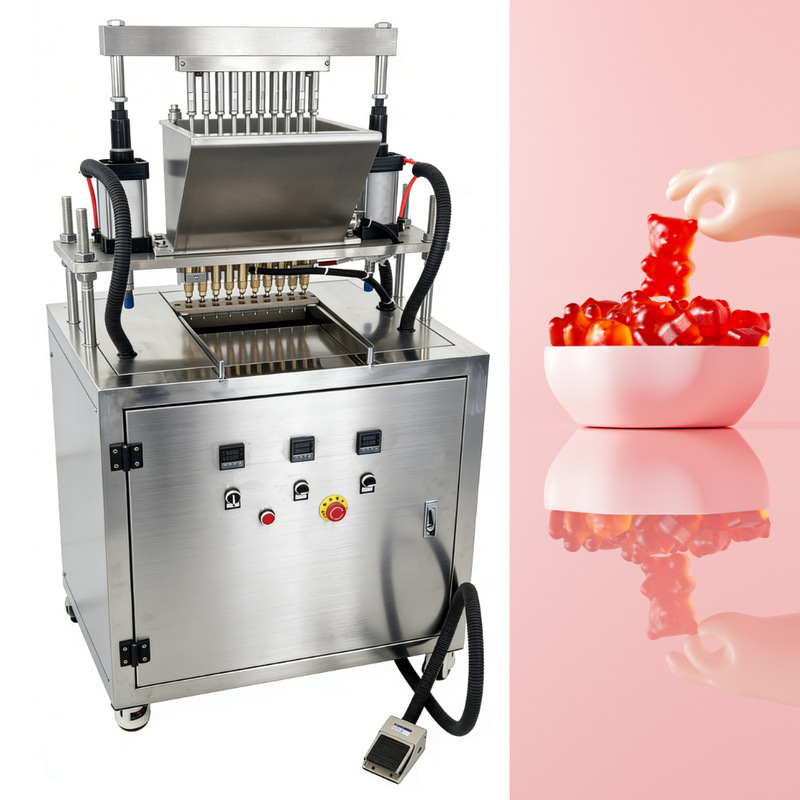 Small Semi-Automatic Pouring Machine Directly Supplied from the Manufacturer | Gummy Bear Machine | Candy Machine Small Semi-Automatic Pouring Machine Directly Supplied from the Manufacturer | Gummy Bear Machine | Candy Machine