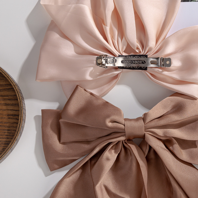 1 Piece Quantity Elegant Sweet Women's Knot Butterfly Bow Knot Cloth Hair Clip