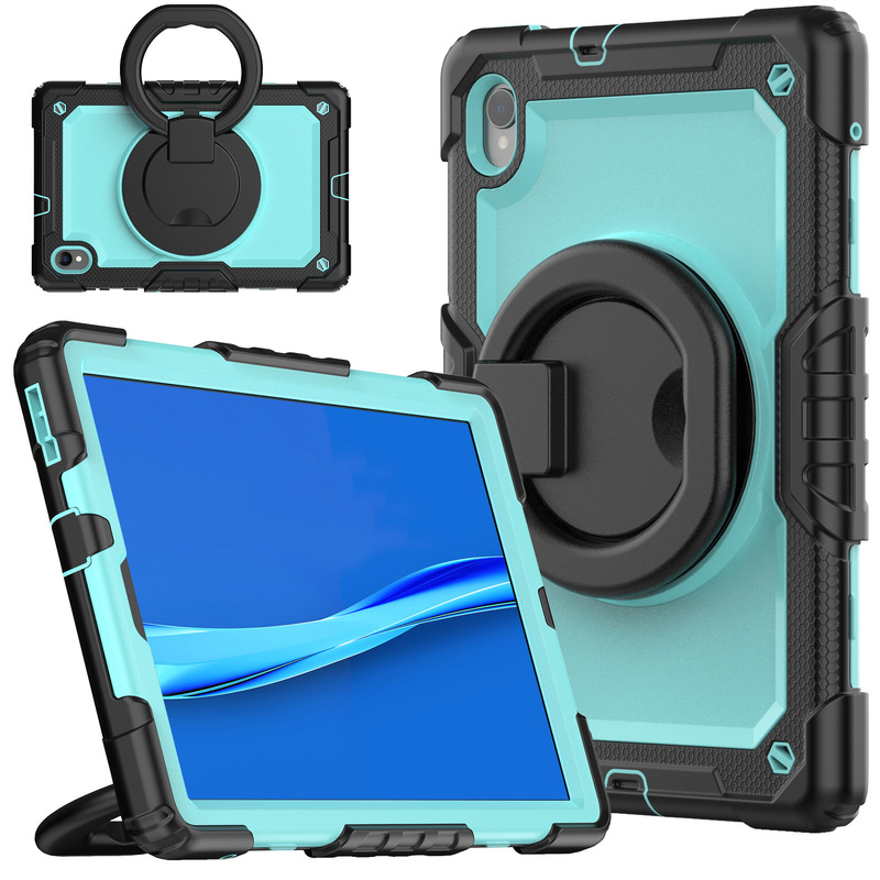 Suitable for Lenovo M10Plus 10.6 tablet cover anti-bending 125FU/128FU rotating bracket children's anti-fall shell