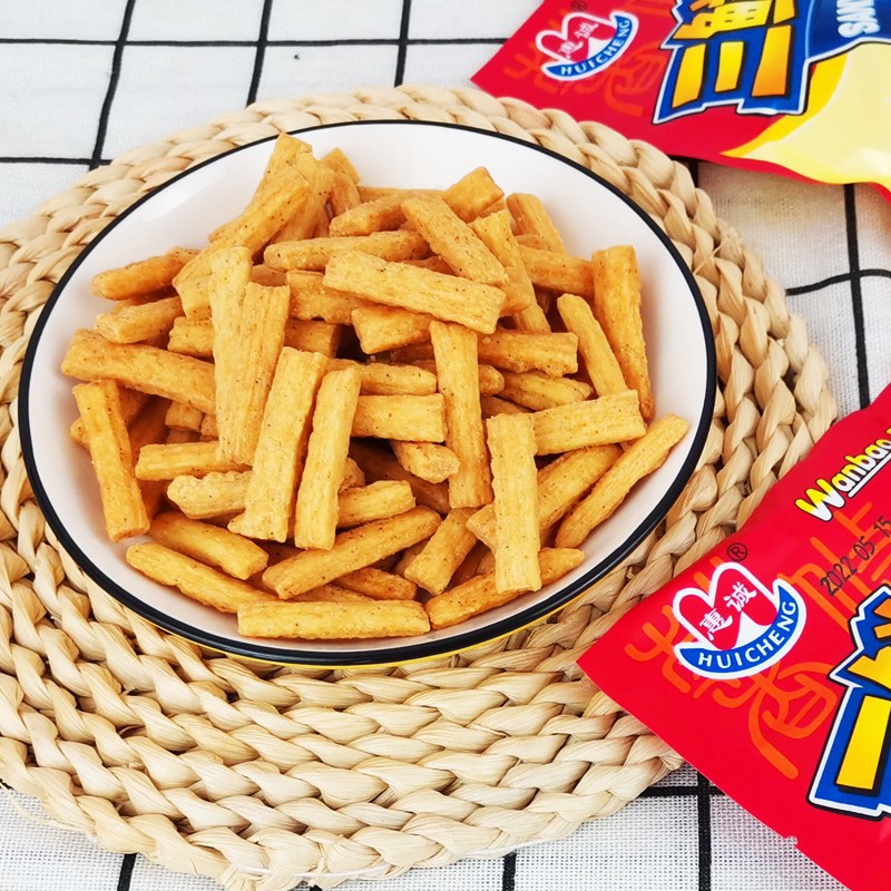 Three Fresh Potato Chips 8090 Classic Nostalgic Student Puffed Snack Childhood Memories Leisure Snack Wholesale