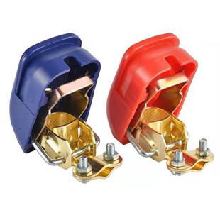 New pure copper clip car battery pile head battery connection terminal chuck post modified joint quick disassembly