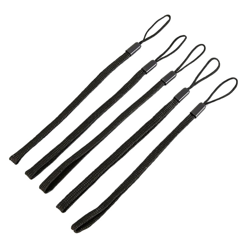 Walkie-Talkie Lanyard, Black Polypropylene Water Bottle Lanyard, Extended and Thickened, Wear-Resistant Wrist Strap, Can Be Printed with Logo, Direct Supply from Manufacturer