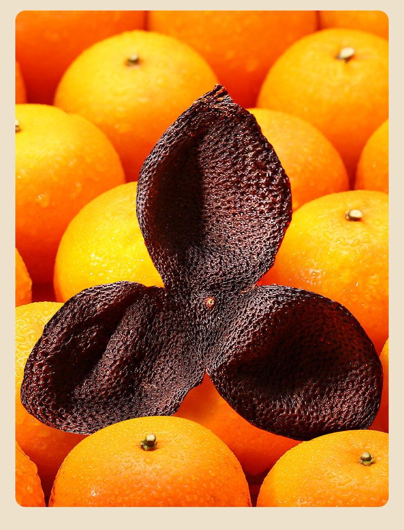 Aged Dried Tangerine Peel Chenpi 50g Jar Guangdong Xinhui Style for Tea and Soup specifications