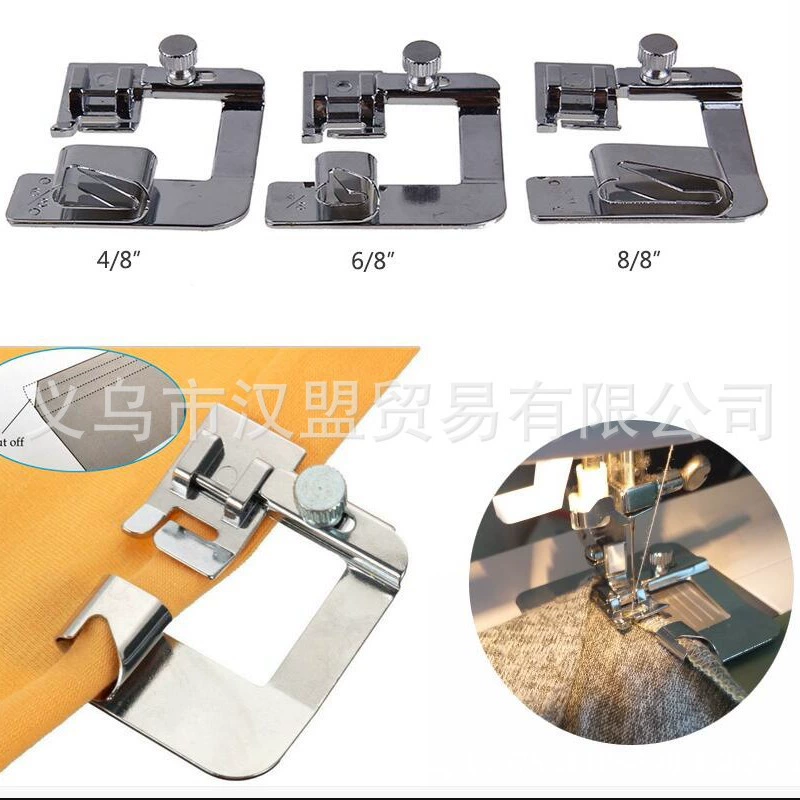 Многофункциональная Бытовая лента для обертывания ткани прижимная лапка 6290-4 6/8 8/8 прижимная лапка для подшивки и подшивки многофункциональные аксессуары