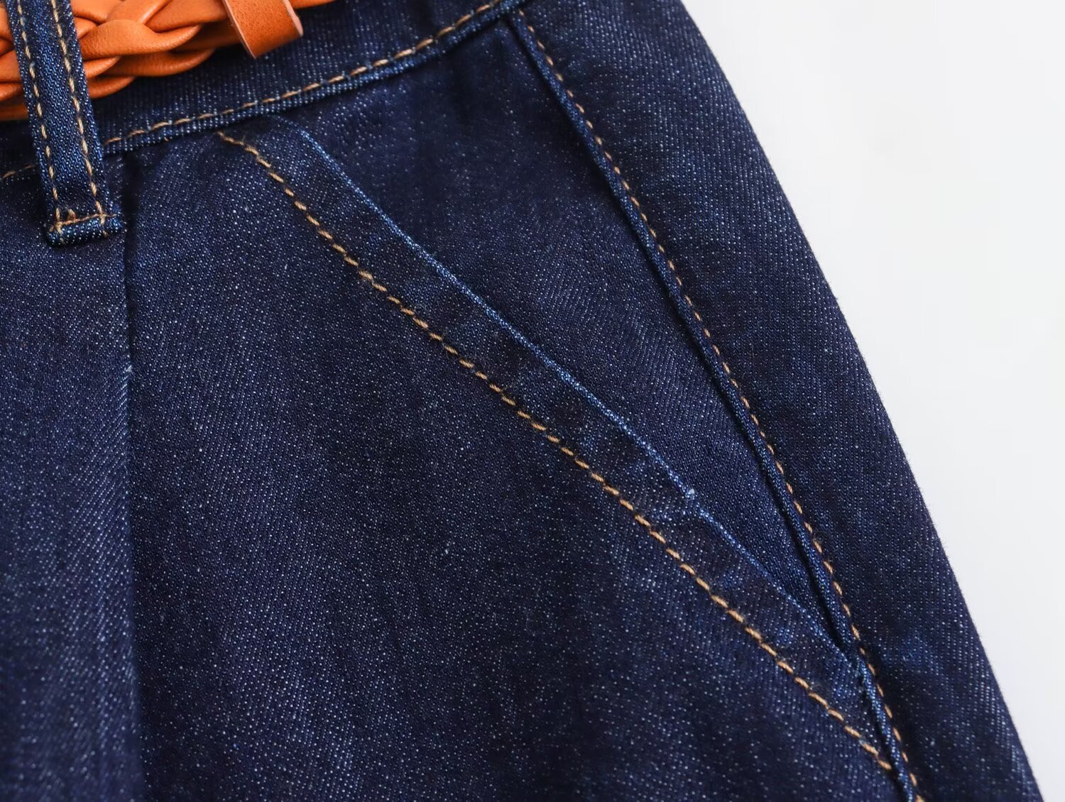 Neue, hochwertige Lyocell-Jeans für Damen mit weitem Bein_voghion.com