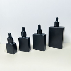100mlダントブラックドリップ精油ボトル50mlガラス分注ボトル30ml化粧品分注ボトル15ml製品