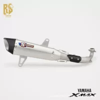 RS Yamaha X-MAX300 модифицированная выхлопная труба полного сечения, удлиненный хвостовик из углеродного волокна Carat для поездок на работу и прогулок по улице