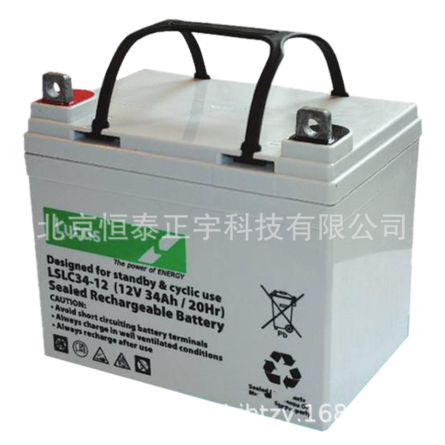 LUCAS蓄电池LSLC34-12 12V34AH消防照明 UPS电源EPS电源后备配套