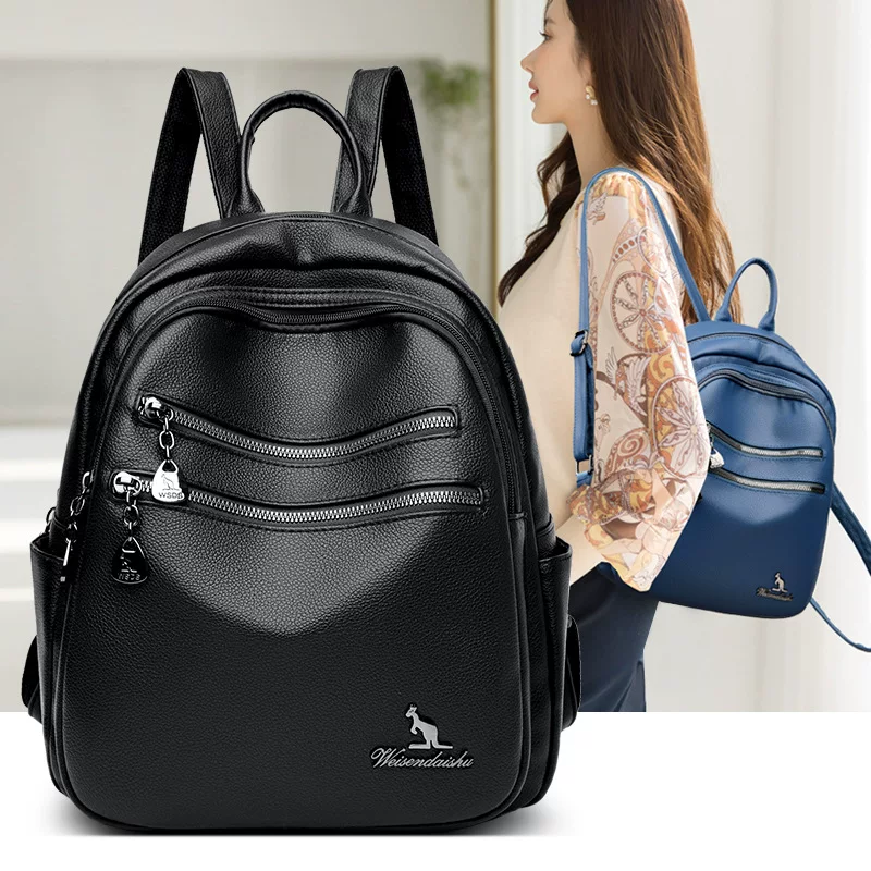 Backpack, universal capacious bag for traveling, 2023 collection