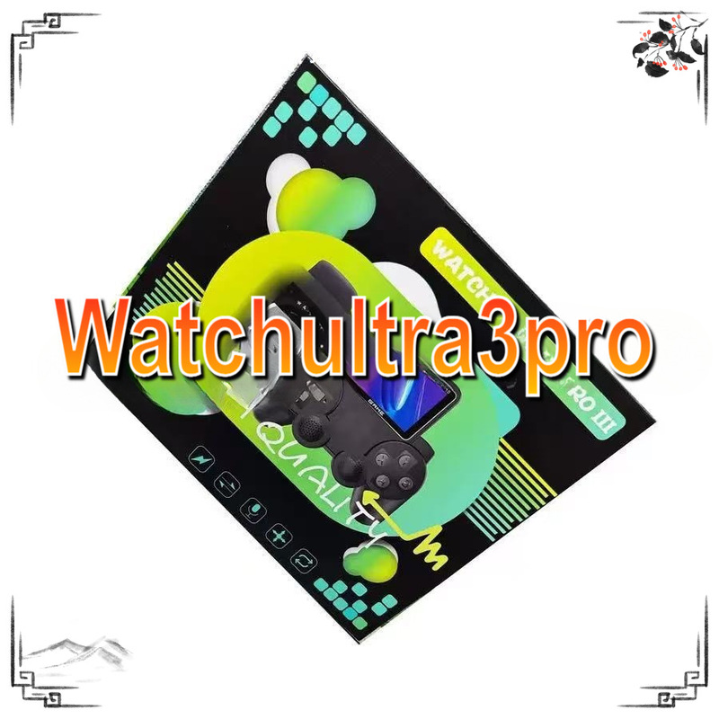 Cross-Border New Watch Ultra3Pro Smart Watch Bluetooth Call Sports Pedometer with Game Console Set