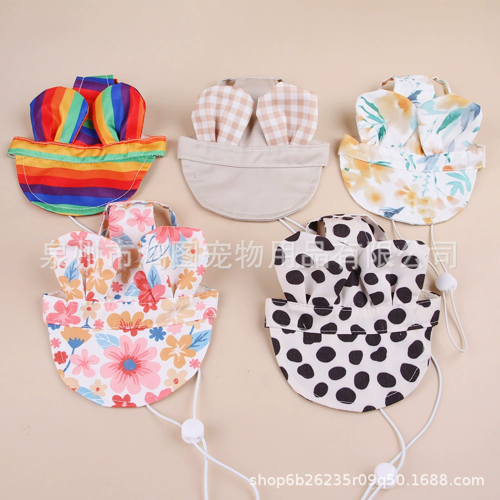 Amazon трансграничные весенние кошки и собаки шляпы домашние животные выходят на солнцезащитные шляпы