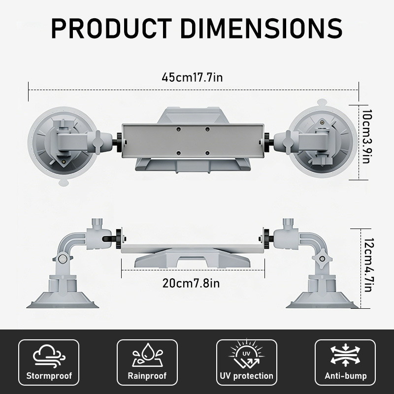 Amazon's Best-Selling Star Mini Suction Cup Mount Universal Car Sunroof Boat Portable Signal Holder Suitable for Mini