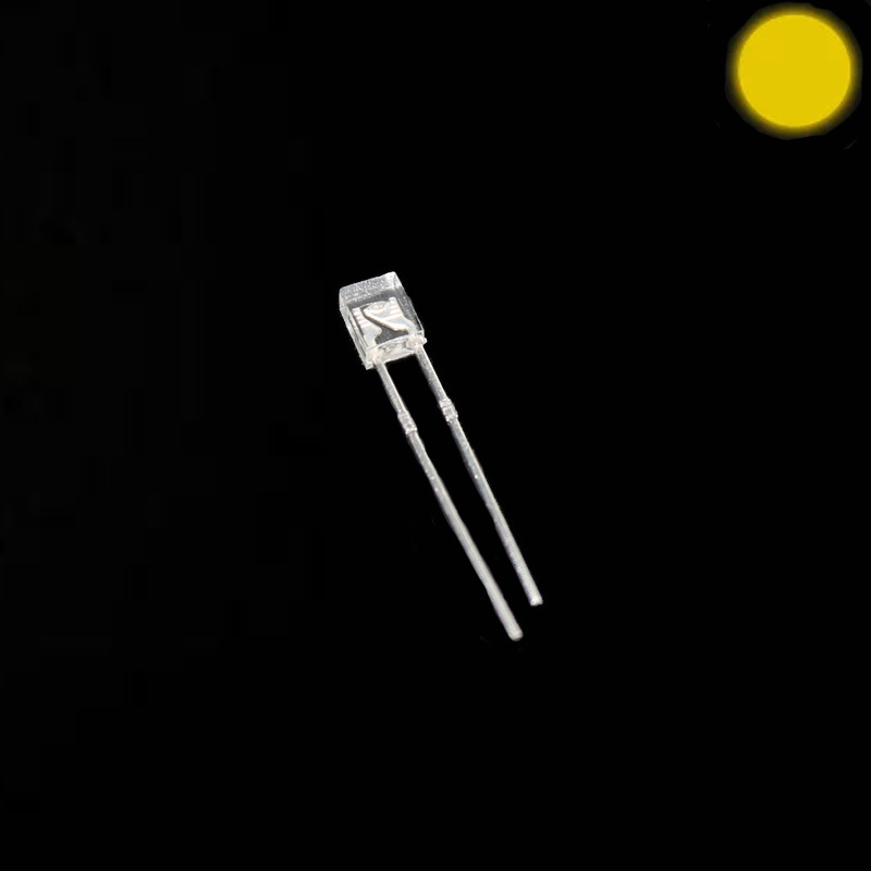 2*3*4MM 方形LED 白发黄 黄光 发光二极管灯 超高亮 短脚