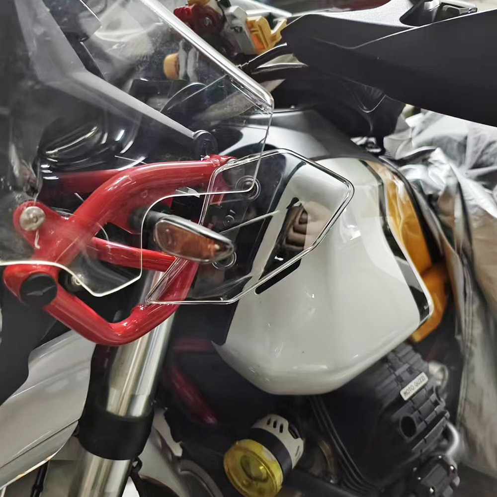 Motorcycle Spoiler Side Windshield Suitable for Moto Guzzi V85Tt 2019-2025