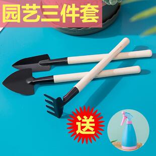Potted Small Shovel for Planting Flowers and Gardening Tools for Planting Succulent Tools Set Mini Three-Piece Household Shovel