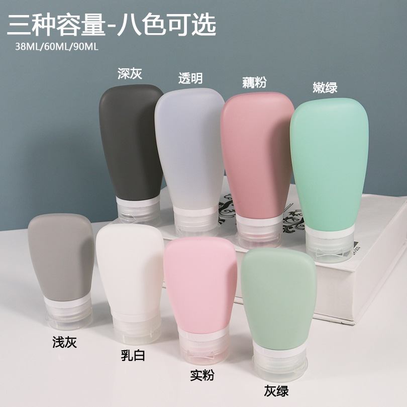 Direct Supply Silicone Bottles for Shampoo, Hand Soap, Disinfection Gel, Lotion, Travel Dividers, Cosmetic Bottles