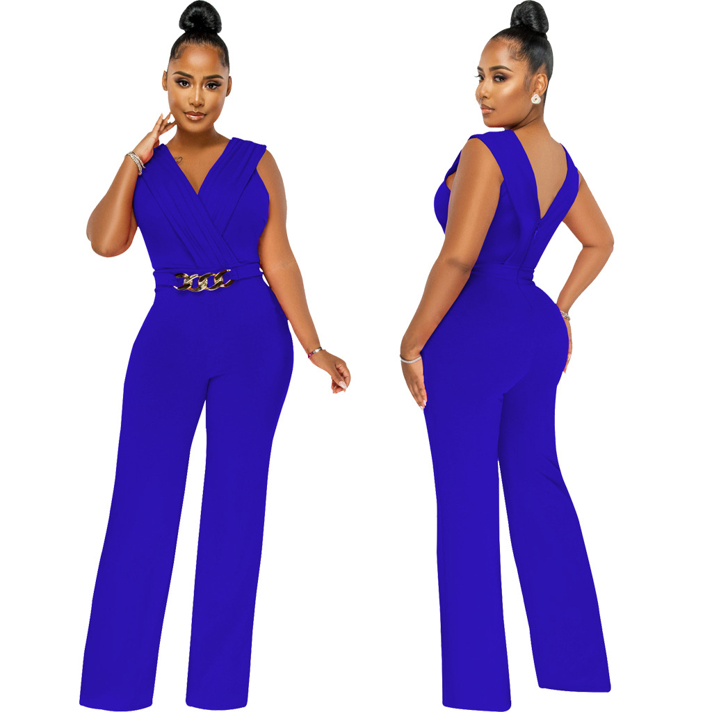 Women's Casual Daily Bodysuits Casual Streetwear Geometric Full Length Jumpsuits display picture 18