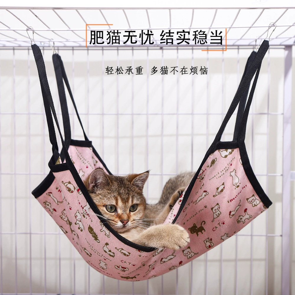 Клетка-гамак для кошек с подвесным гнездом-гамаком для кошек, подвесное кошачье гнездо-качели, подвесная корзина для домашних кошек, подвесная кровать-клетка для кошек.