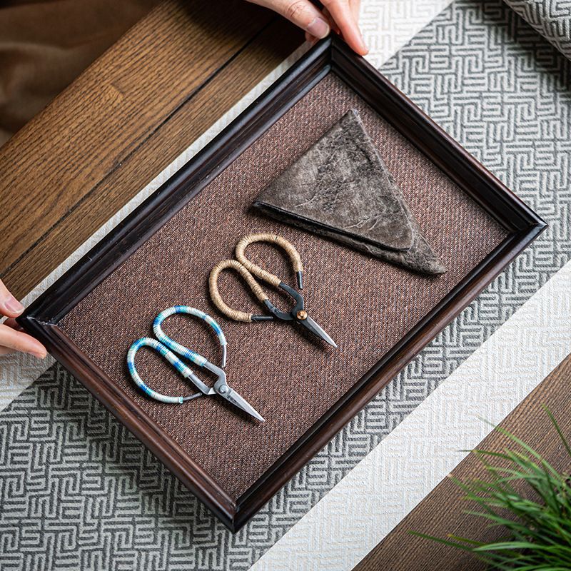 优茶道手工麻绳茶用剪复古老式锻打小剪刀茶艺茶叶包剪茶具饰品