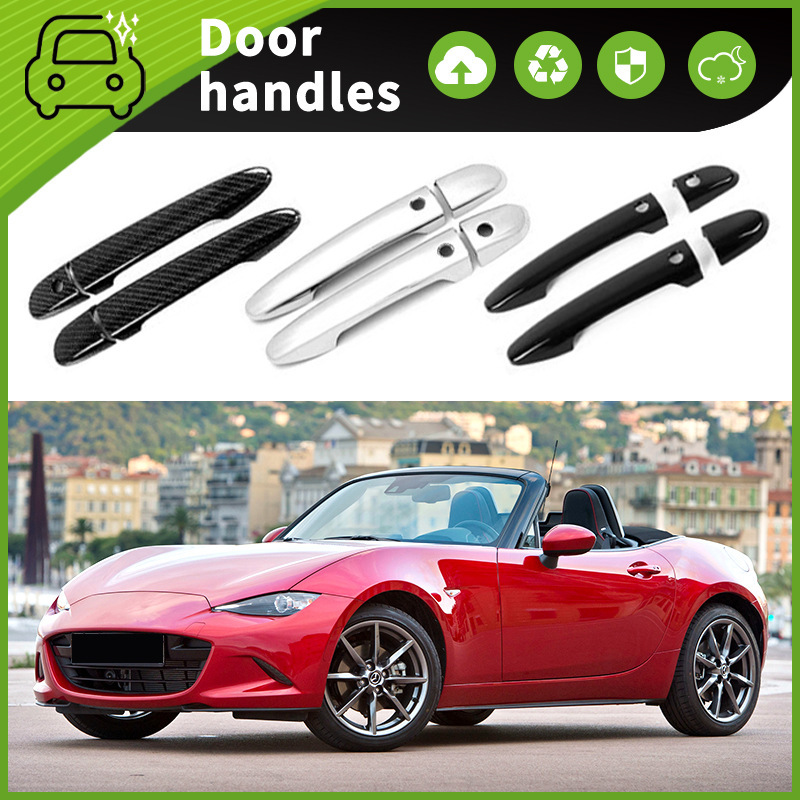 Suitable for 16-24 Mazda MX5 MX-5 ND door handle decoration door bowl handle anti-scratch accessories