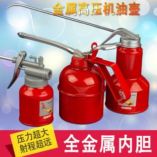 Pure Copper Oil Nozzle, Oil Pot, Metal Lubricant Gun, Oiler Accessories, Long Mouth High Pressure Oil Bottle, Oiling Pot