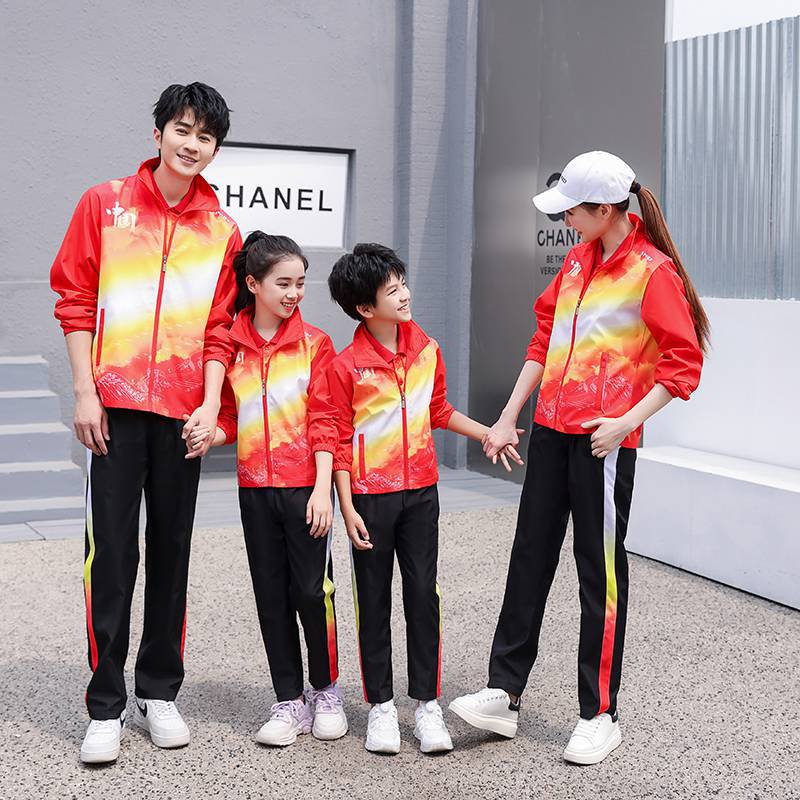 Students' school uniforms primary and secondary school students' class uniforms sports meeting appearance uniforms running square dance group uniforms couples sports suit