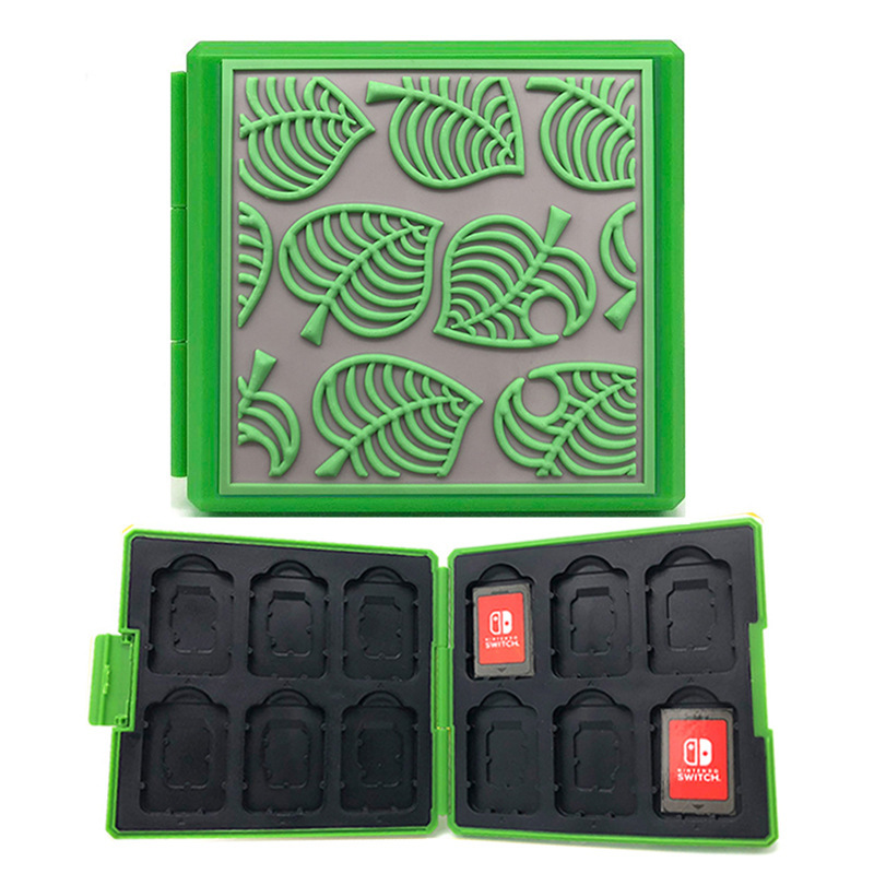 Interruptor de juego caja de cassette NS caja de tarjeta magnética de silicona caja de almacenamiento accesorios OLED caja de tarjeta portátil Lite Accesorios