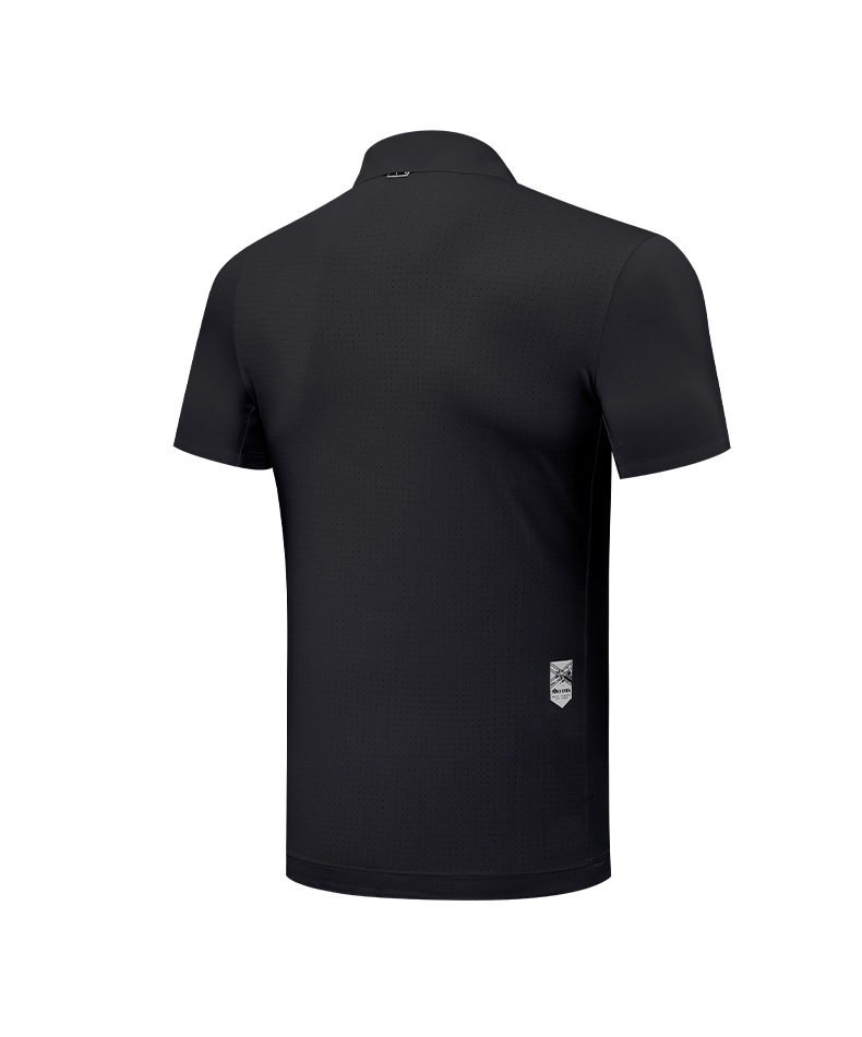 Áo thun thể thao nam ngắn tay chơi golf co giãn cao mềm mại thoáng khí — M23YF001-Đen, M23YF001-màu xám, M23YF001-màu trắng chi tiết 13