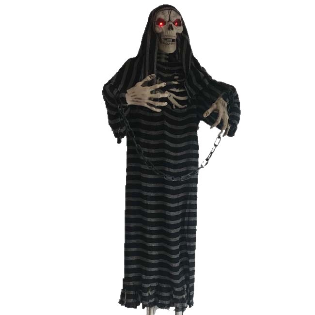 Ghost Grid Hanging Ghost Room Escape Ghost House Tattoo Shop Colgante Bar Decoración Props Horror Horror Esqueleto Hanging Ghost