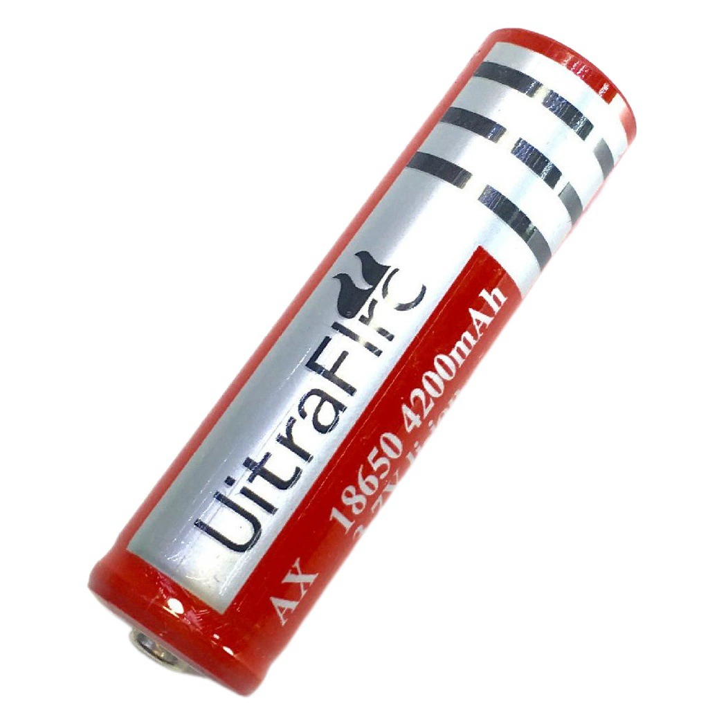 18650 Большой емкости Сильный свет Фонарик Фара Перезаряжаемая литиевая батарея 3,7 В Красная кожа 18650 Перезаряжаемая