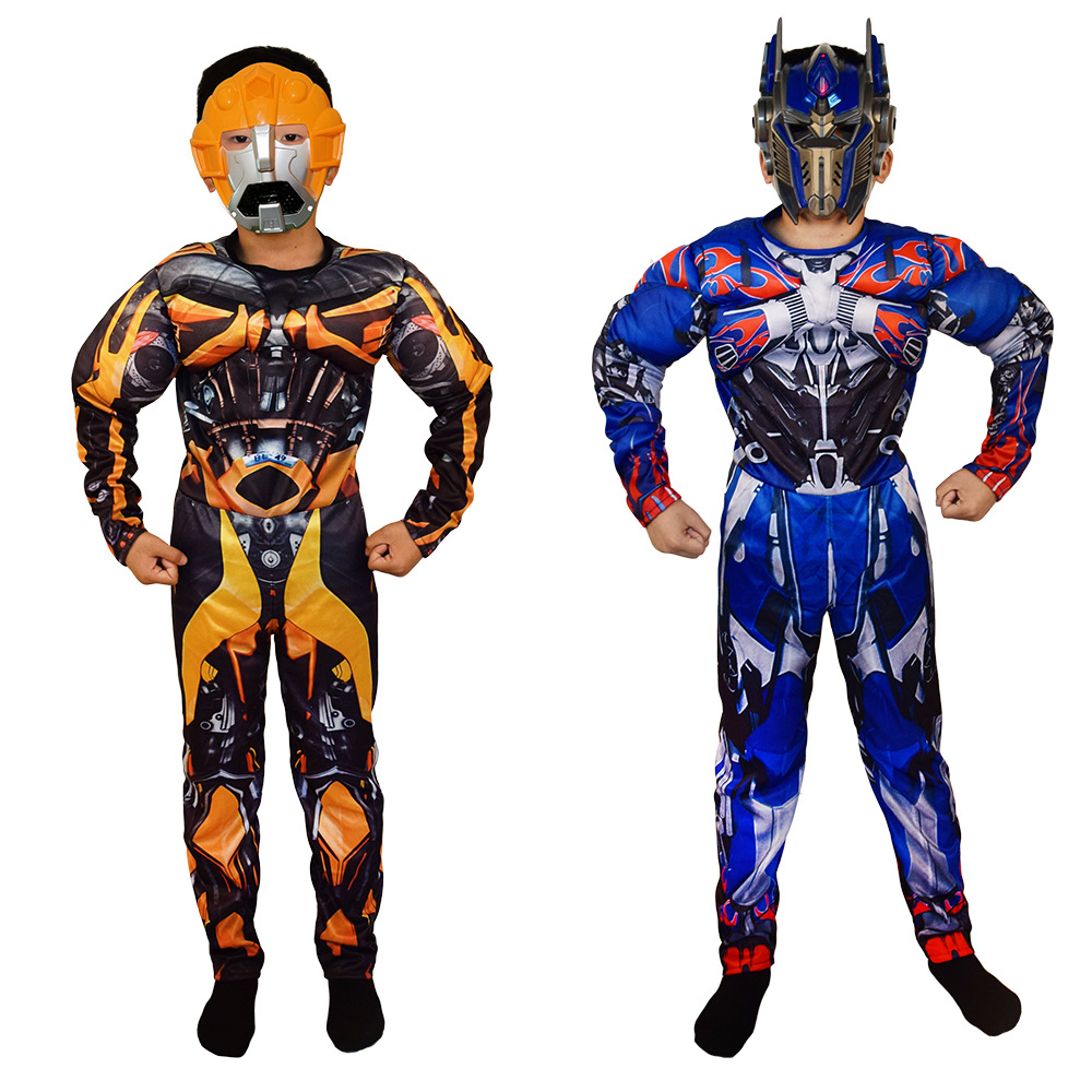 Optimus Prime Transformers Children's Halloween Costume Performance Outfit Cosplay Costume Role-Playing Show