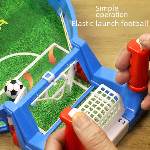 Cross-border children's table football table toy spring-loaded desktop board game two-player duel football field game parent-child interactive