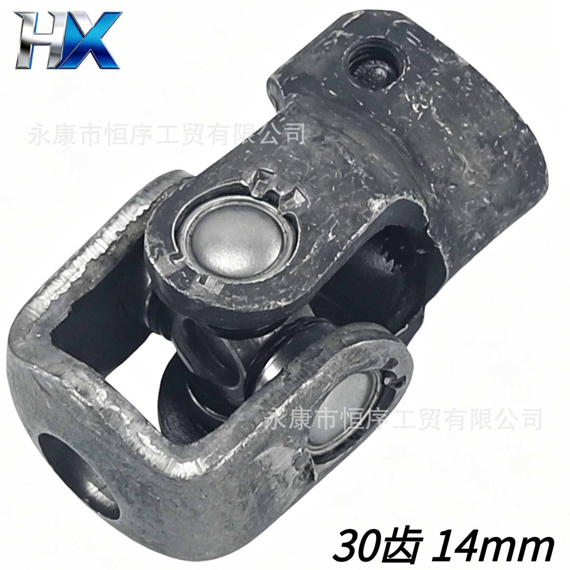 Go-Kart Parts Modification Four-Wheel Beach Vehicle Steering Wheel Connection Head Steering 30-Tooth Spline 14mm Universal Joint