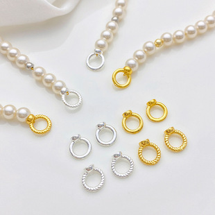 14K����ɫ��ײؾ�Ȧ�]���B�ӭh�ֹ�diy�����������β�����