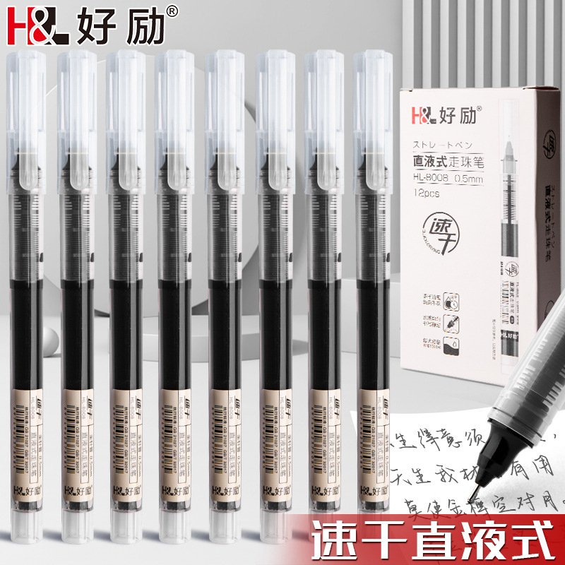 Rollerball black rollerball pen for students
