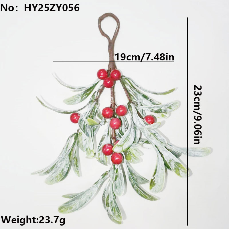 ヨーロッパとアメリカのクロスボーダークリスマスデコレーション、イチジクのハンギングオーナメントシリーズ、模擬緑の植物、ベリー、小さな花束、ソース工場|undefined