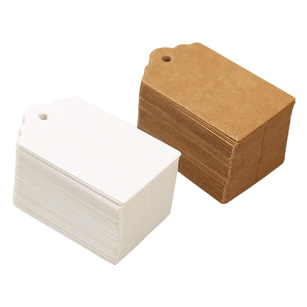 Крафт-бумага пустой небольшой тег сообщение Закладка Подарок спасибо карта список ювелирных изделий упаковка продукта одежда Лифт