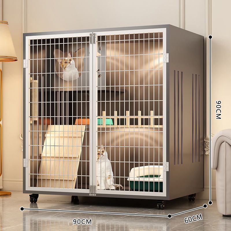 宠物别墅家用猫屋室内超大自由空间猫柜豪华猫咪房子全景笼子|undefined
