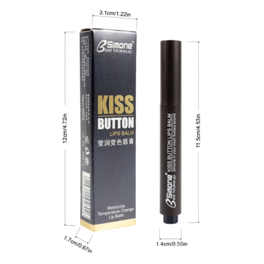 Suministro transfronterizo BSIMONE lápiz labial hidratante lápiz labial tipo empuje lápiz labial mate maquillaje de fiesta para estudiantes