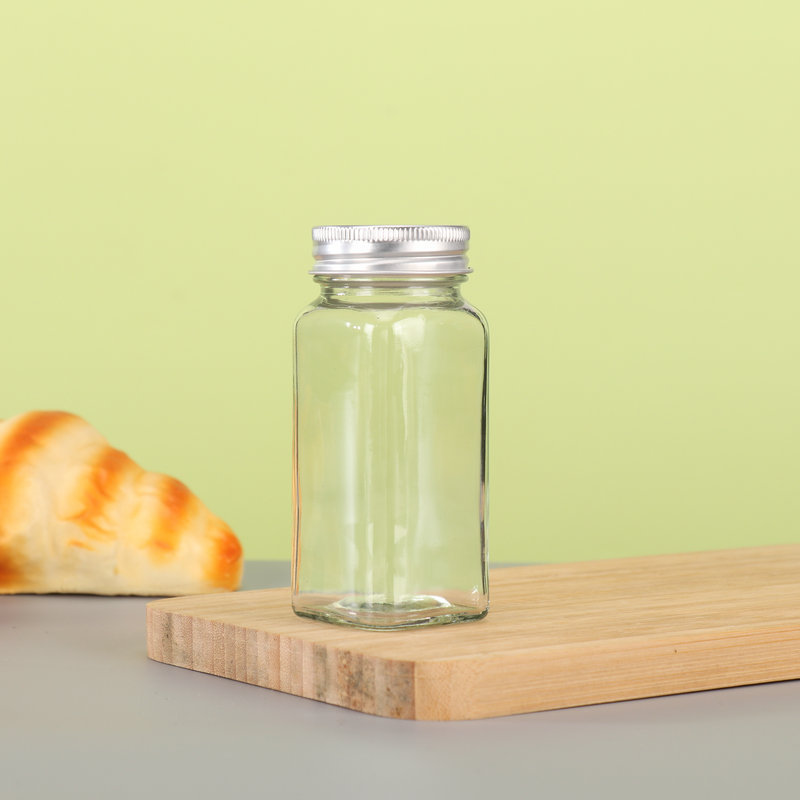 120ml 사각병 + PP캡 + 실버알루미늄캡