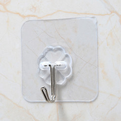 Hook sticker without drilling, invisible strong adhesive for kitchen, bathroom, dormitory wall hooks, door back adhesive hooks