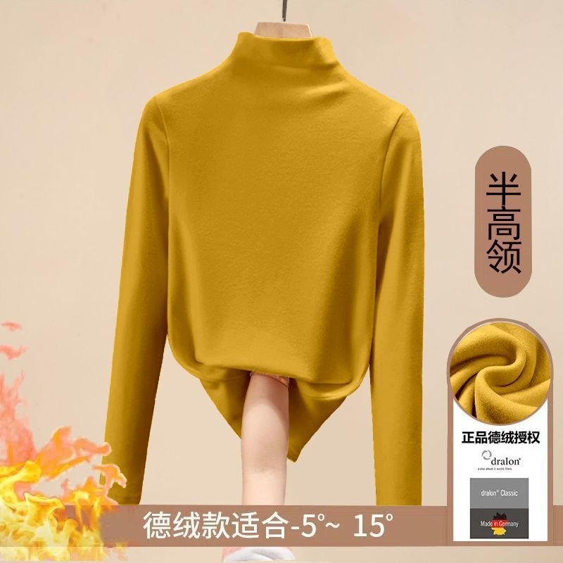 [하프 터틀넥] 카키