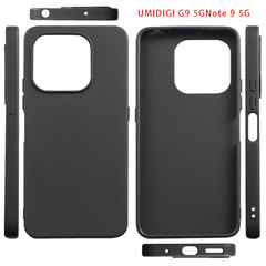 UMIDIGI G9 5G/G9C/G9T/G9A つや消し TPU ソフトシェル透明落下防止携帯電話ケースに適しています。