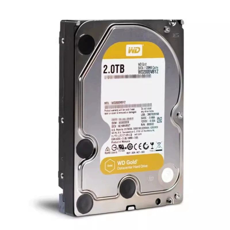 Совместимо с PMR вертикальный WD Western Digital 2T Enterprise Gold Disk WD2005VBYZ сервер настольный компьютер жесткий диск