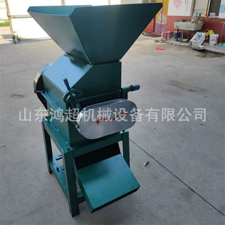大豆压扁机 家用燕麦大豆挤扁机40型花生破碎机