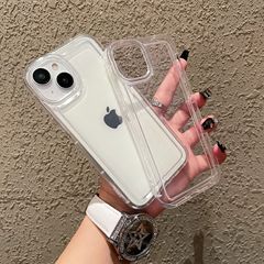 相框氣囊適用蘋果15PROMAX/13透明保護套防摔軟殼iPhone11手機殼