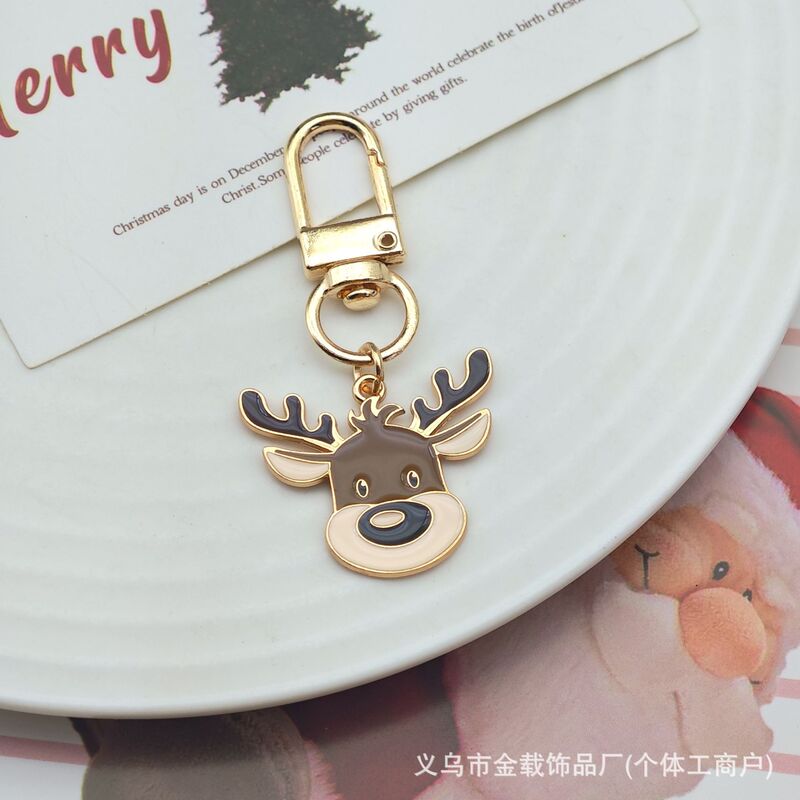 圣诞节钥匙扣礼物盒合集可爱卡通雪人钥匙链创意挂饰饰品包包挂件|undefined